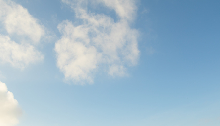 blue sky cloudsの写真素材