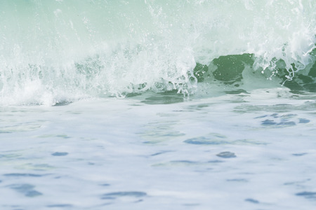 sea surf wave on the beach, landscapeの写真素材