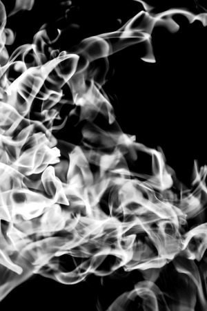 white smoke on a black background, abstractionの写真素材