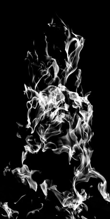 white smoke on a black background, abstractionの写真素材