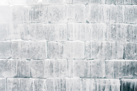 wall of ice bricks, backgroundの写真素材