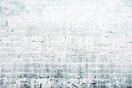 wall of ice bricks, backgroundの写真素材