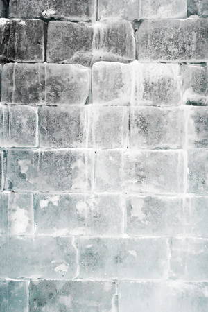 wall of ice bricks, backgroundの写真素材
