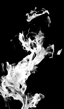white smoke on a black background, abstractionの写真素材