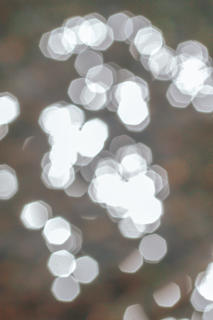 light bokeh on a gray backgroundの写真素材