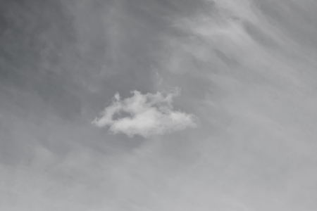 white clouds are not a black and white skyの写真素材