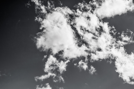 white clouds are not a black and white skyの写真素材