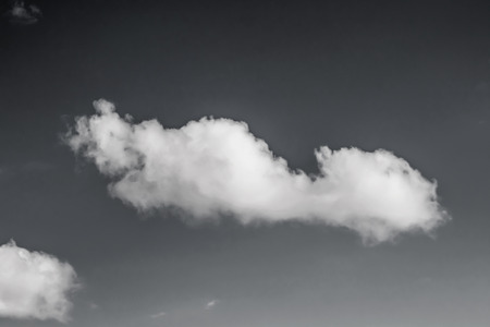 white clouds are not a black and white skyの写真素材