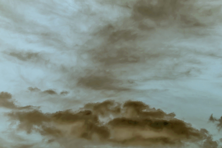 dust storm view of the sky