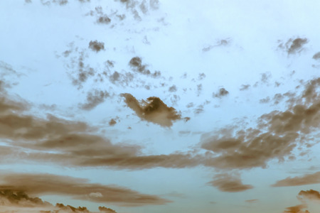 dust storm view of the sky