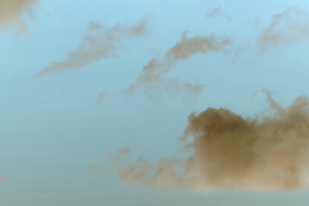 dust storm view of the sky