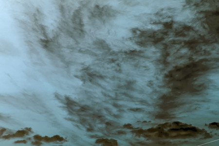 dust storm view of the sky