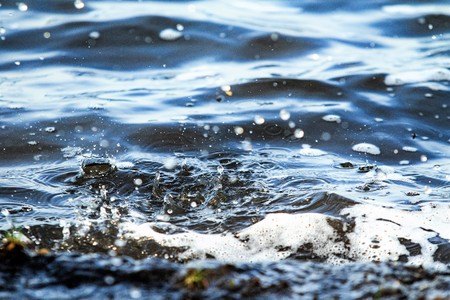 water splash wave close upの写真素材
