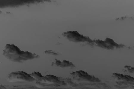 clouds sky black and whiteの写真素材