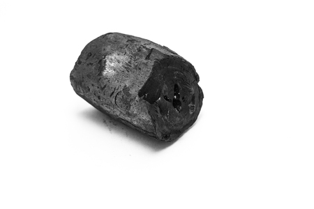 black dust powder charcoal  on white backgroundの写真素材