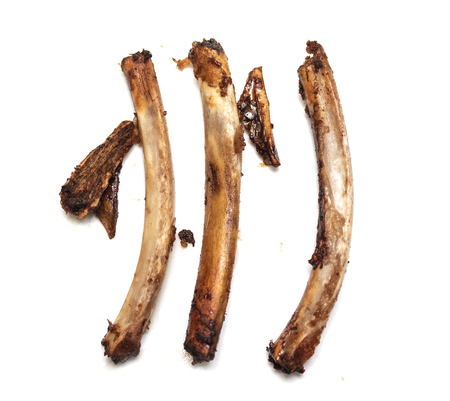 bones after eaten meat