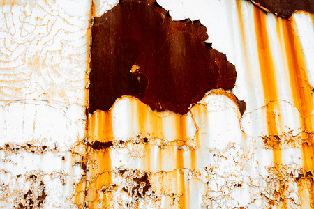 Old rusty dyed metal background