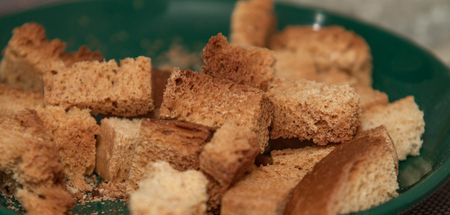dried bread rusks food