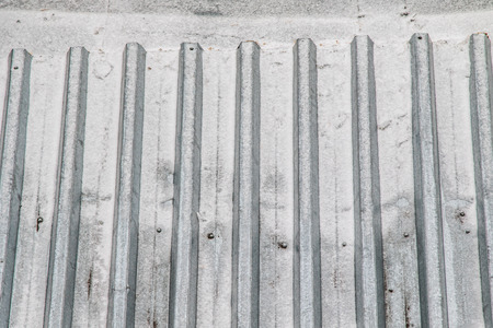 galvanized roof in the snowの写真素材