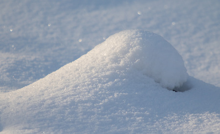 winter snow as a background