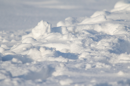 winter snow as a backgroundの写真素材