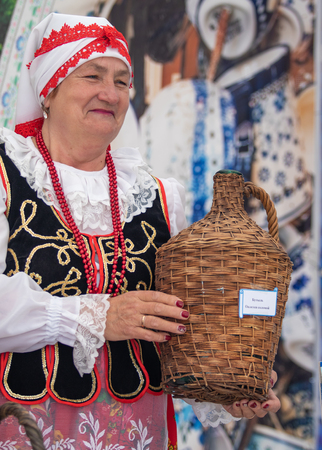 Petropavlovsk, Kazakhstan - May 1, 2019: Songs and dances in the national costumes of the peoples of Kazakhstan. May 1 in Kazakhstan is the Day of Unity of the People.のeditorial素材