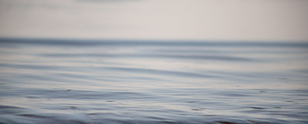 View of the sea and coastal parkの写真素材