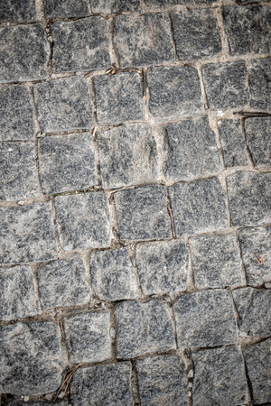 Stone concrete wall background, old wall texture.の写真素材