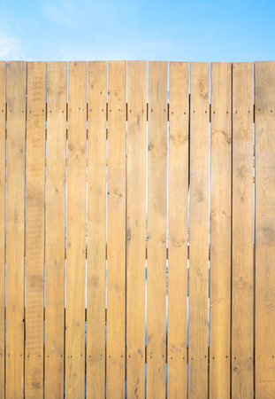 Texture of old wood, wall background, fence.の写真素材
