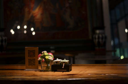 Flowers on the tableのeditorial素材