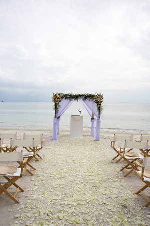 wedding settingの写真素材