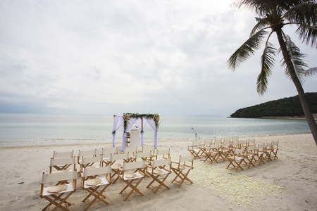 wedding settingの写真素材