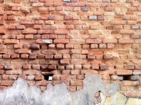 Old brick wall for background