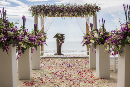 wedding settingの写真素材
