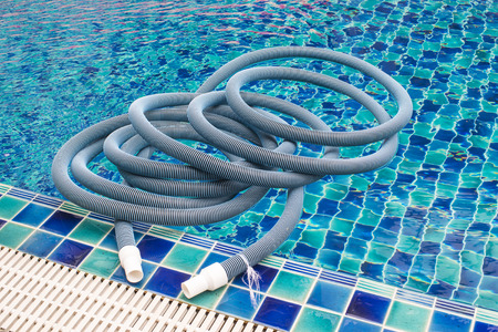 Swimming pool vacuum cleanerの写真素材