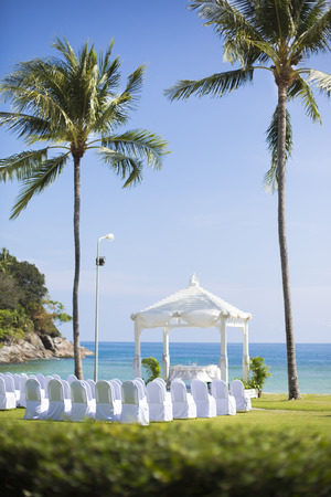 wedding settingの写真素材