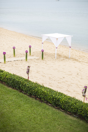 wedding settingの写真素材