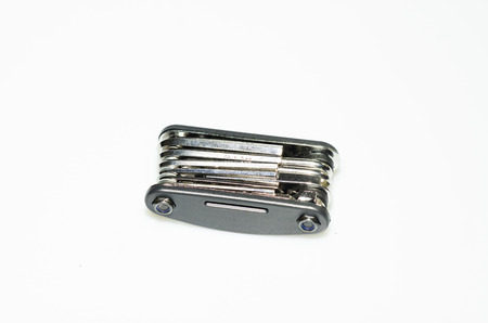 Hex Wrench Portable,Bicycle tool isolated on white background