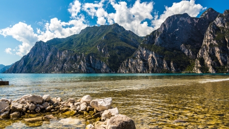 Lake viewの写真素材