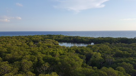 The secret lagoon.の写真素材