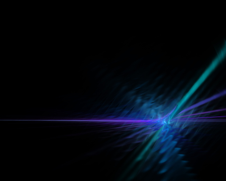 Abstract blue on black background with rays and ripples texture