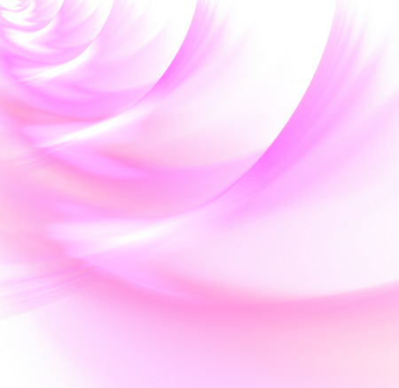 Abstract white background with light pink colored waves texture, diagonal from the corner, fractalの写真素材