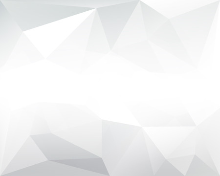Abstract polygonal triangle grey background with horizontal white gradient, in vectorのイラスト素材