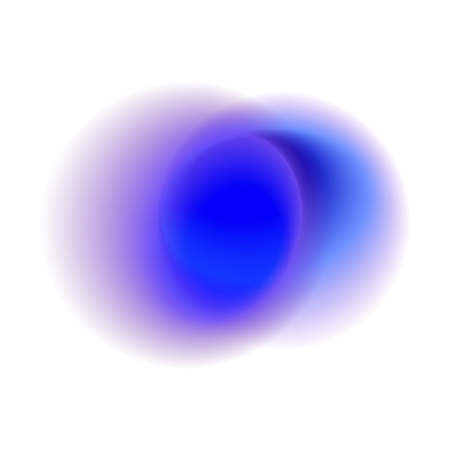 Turquoise blurred vector pattern. Blue radial spot with round peacock colored texture. Purple gradient circle isolated on white background.のイラスト素材