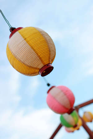 Japanese lanternsの写真素材