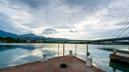Tamsui River sceneryのeditorial素材