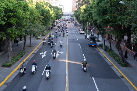 Street view of Taiwan.の写真素材