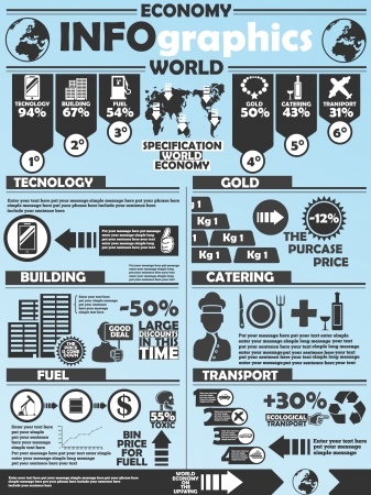 INFOGRAPHIC DEMOGRAPHIC MODERN STYLE 7のイラスト素材