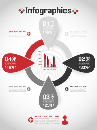 MODERN ORIGAMI BUSINESS STEB STYLE OPTIONS BANNER 6のイラスト素材