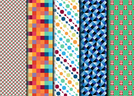 SIMPLE WRAPPING PAPER IN VARIOUS COLORS FOR VARIOUS EVENTS SET TWOのイラスト素材